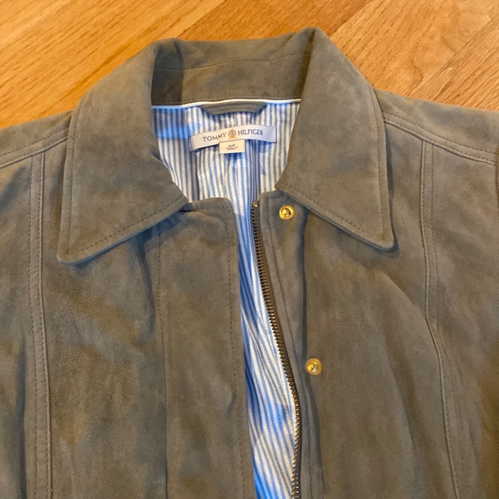 Women's suede Tommy Hilfiger collection jacket